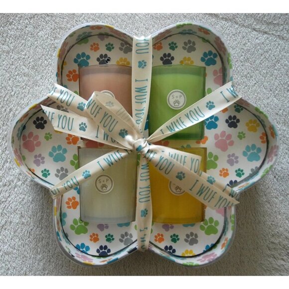 Sand & Paws Multi-Colored Scented Candles for Pet Odor Control - 2 Sets New - Picture 2 of 5